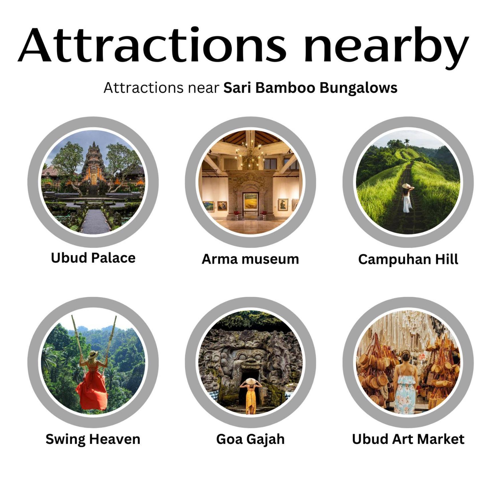 Sari Bamboo Bungalows Ubud  Ngoại thất bức ảnh